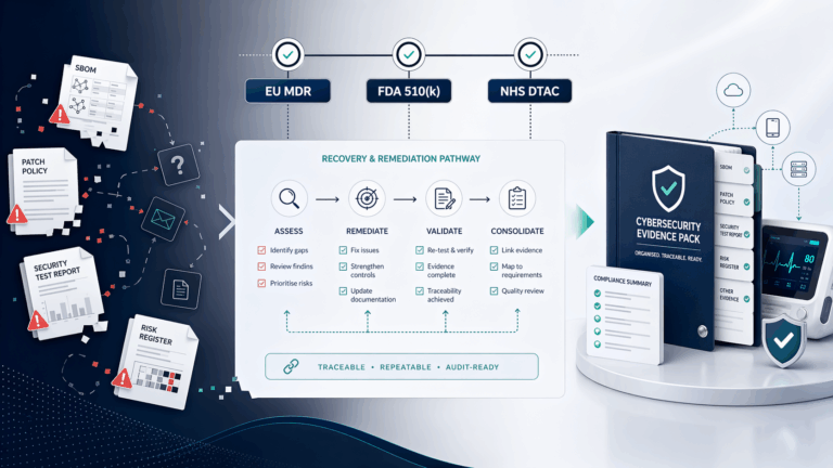 Eu mdr, fda 510(k) and nhs dtac